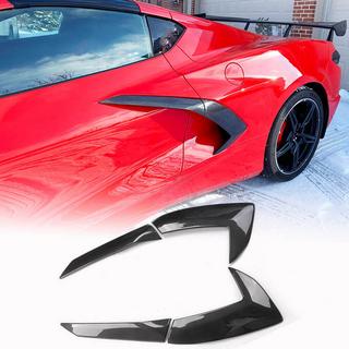 Achterspatbord covers (2019-2022, Carbon) Chevrolet Corvette C8 2019– foto 1
