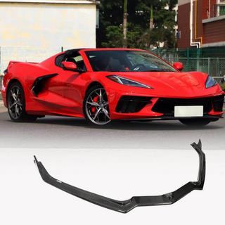 Frontbumper lip Lip (2019-2022, carbon) Chevrolet Corvette C8 2019– foto 1