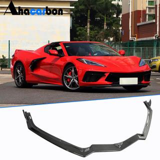 Frontbumper lip Lip (2019-2022, carbon) Chevrolet Corvette C8 2019– foto 2