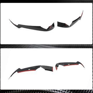 Carbon lippen voor de voorbumper (2019-2022, Carbon) Chevrolet Corvette C8 2019– foto 4