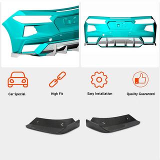Achterbumper beschermlijst (2019-2022, carbon) Chevrolet Corvette C8 2019– foto 3