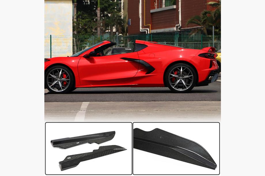 Chevrolet Corvette C8 2019– Sideskirts (Carbon) Image