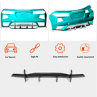 Chevrolet Corvette C8 2019– Achterbumper diffuser V2 (2019-2022, Carbon) foto 4