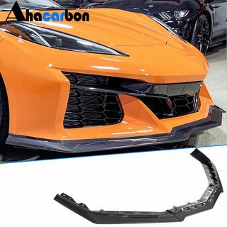 Frontbumper lip spoiler (voor Z06, 2020-2024, carbon) Chevrolet Corvette C8 2019– foto 1