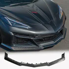Chevrolet Corvette C8 2019– Carbon frontbumper lip (voor Z06, 2022-2024, carbon) foto 1
