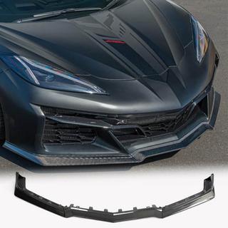 Carbon frontbumper lip (voor Z06, 2022-2024, carbon) Chevrolet Corvette C8 2019– foto 1