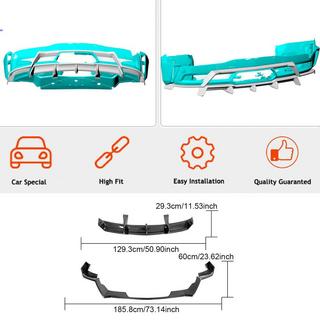 Achterbumper diffuser (voor Z06, 2022-2024, carbon) Chevrolet Corvette C8 2019– foto 4