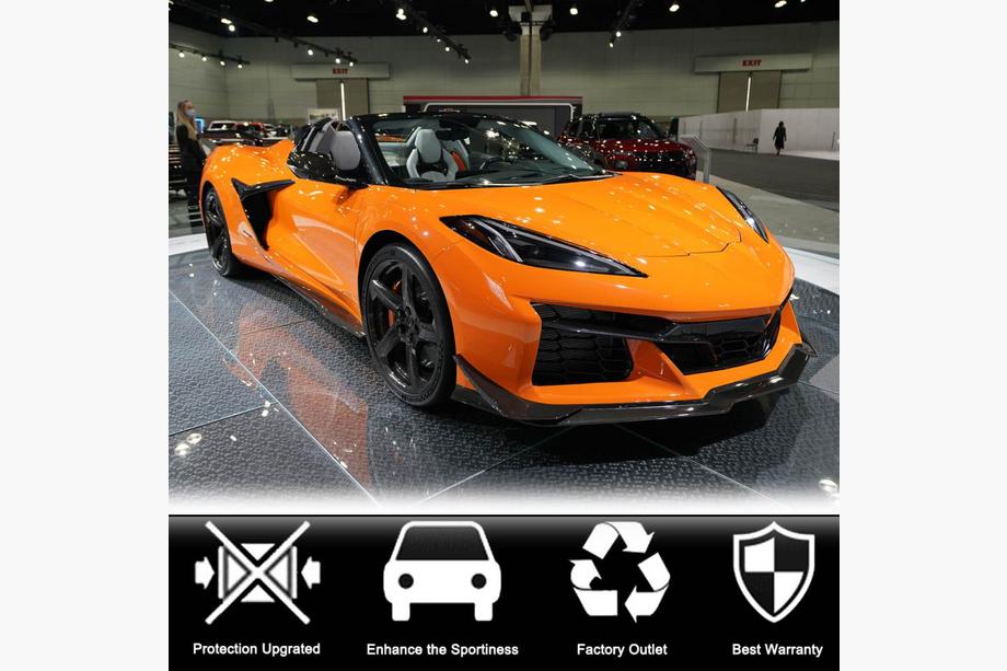 Chevrolet Corvette C8 2019– Achterbumper diffuser (voor Z06, 2022-2024, carbon) Foto 5