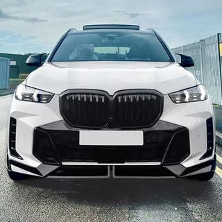 Voorbumper lip splitter Paradigm V-1 (2023+, echt carbon) BMW X5 G05 2019–2026 foto 2