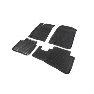 Rubberen vloermatten met opstaande rand (4 stuks, Polytep) Hyundai Accent 2006–2010 foto 2