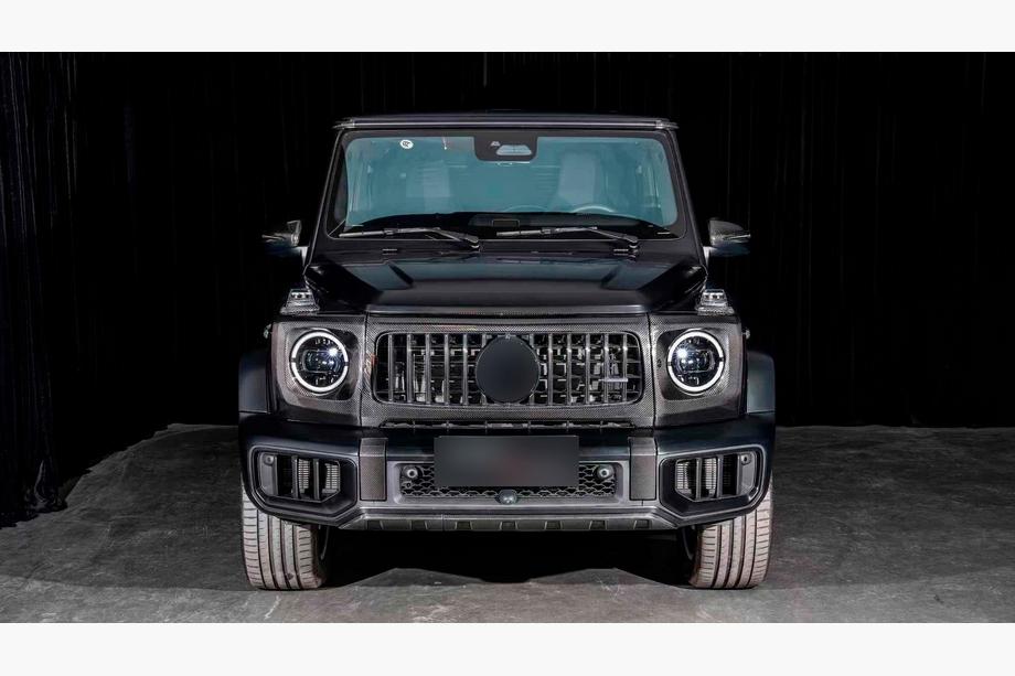 Mercedes G class W465 2025– Onderlip voor voorbumper (voor G63 AMG, carbon) Foto 2