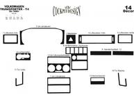 Volkswagen T4 Transporter 1990–2003 Dashboard afdeklijsten (1999-2003) Titanium foto 10