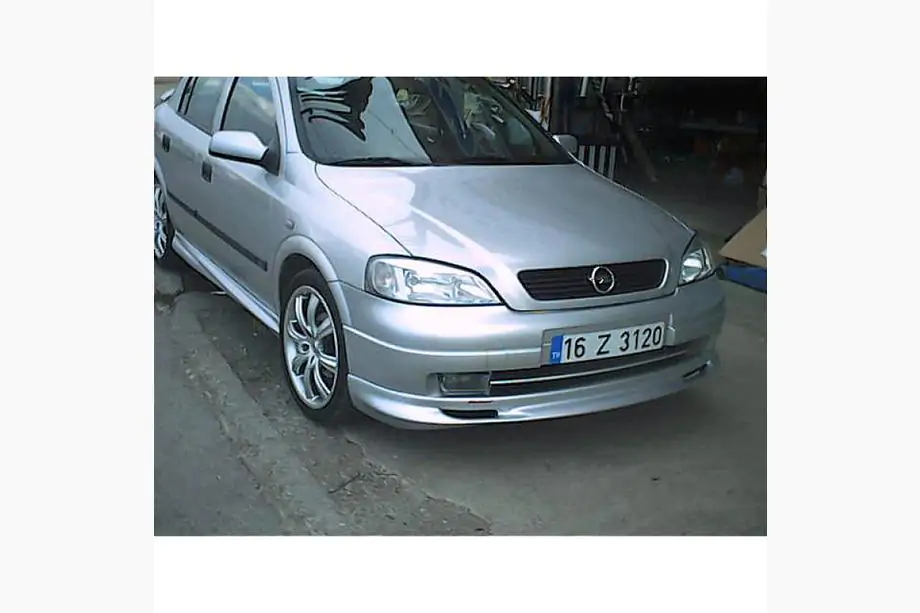 Opel Astra G Classic 1998–2012 Voorbumper onderlip HB (spuitklaar) Image