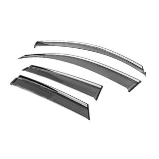 Windschermen met chromen sierlijst Niken Luxury (4 stuks) Audi Q3 2011–2019 foto 3