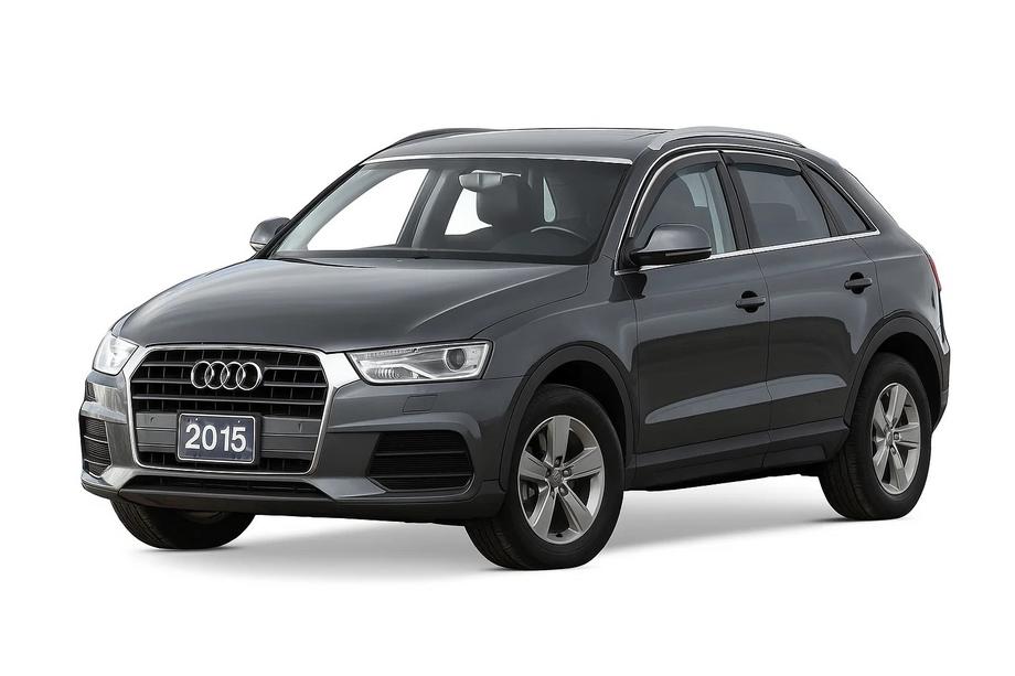 Audi Q3 2011–2019 Windschermen met chromen sierlijst Niken Luxury (4 stuks) Image