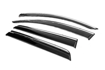 Dodge Journey 2008–2020 Windschermen met chromen sierlijst Niken Luxury (4 stuks) foto 2