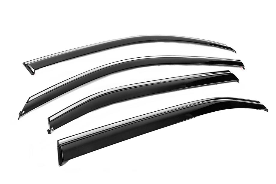 Honda eNS1 2022– Winddeflectors met chromen sierlijst Niken Luxury (EU/Asia, 4 stuks) Foto 6