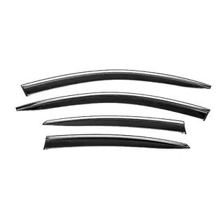 Windschermen met chromen sierlijst Niken Luxury (4 stuks)