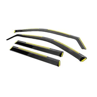 In-channel raamdeflectoren Niken Luxury (4 stuks) foto 2