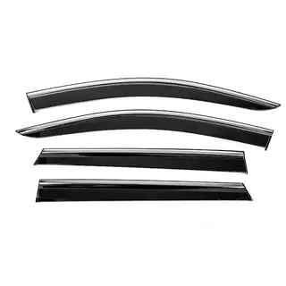 Windschermen met chromen sierlijst Niken Luxury (4 stuks)