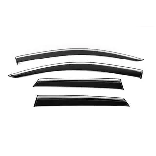 Windschermen met chromen sierlijst Niken Luxury (4 stuks)