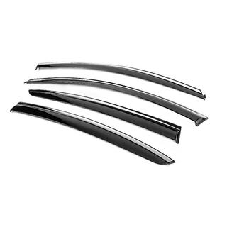Winddeflectoren met chroomlijst Niken Luxury (HB, 4 stuks) Renault Megane IV 2016–2025 foto 2