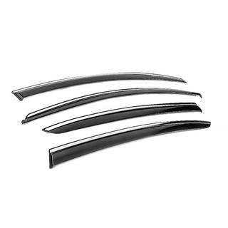 Winddeflectoren met chroomlijst Niken Luxury (HB, 4 stuks) Renault Megane IV 2016–2025 foto 3