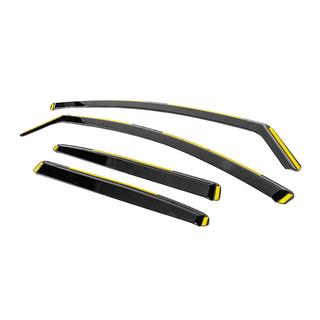 In-channel raamwindschermen Niken Luxury (HB, 4 stuks) Renault Megane IV 2016–2025 foto 2