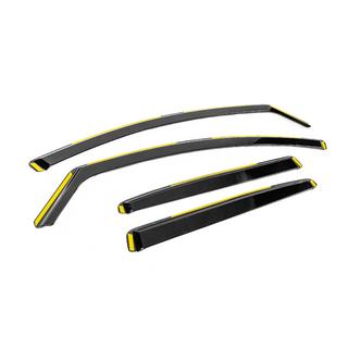 In-channel raamwindschermen Niken Luxury (HB, 4 stuks) Renault Megane IV 2016–2025 foto 3
