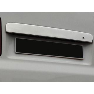 RVS sierlijst boven kenteken voor openslaande achterdeuren Volkswagen T5 Transporter 2003–2010 foto 2