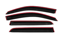 Toyota Hilux 2006–2015 Raamwinddeflectoren met chroomlijst Niken Luxury (2011-2015, 4 stuks) foto 4