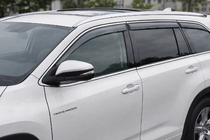 Toyota Highlander 2013–2019 Raamwindschermen met chromen sierlijst Niken Luxury (6 stuks) foto 1