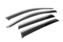 Volkswagen Touareg 2010–2018 Windschermen met chromen sierlijst Niken Luxury (4 stuks) foto 3