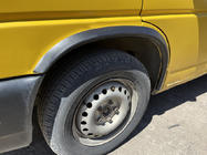 Volkswagen T4 Transporter 1990–2003 Wielkastverbreders (set van 4, zwart) Kunststof foto 4