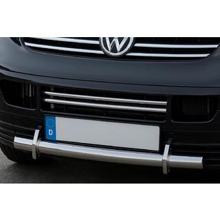 Afdeklijsten voor bumperrooster (2-delig, RVS) Volkswagen T5 Transporter 2003–2010 foto 1