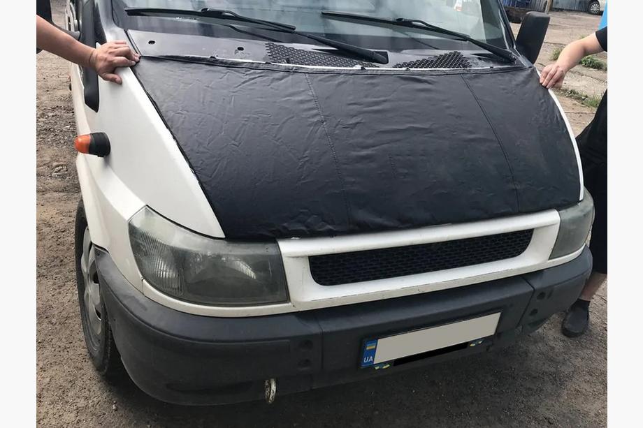 Ford Transit 2000–2014 Motorkaphoes (2000-2006, kunstleer) Image