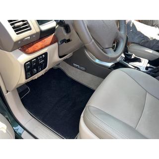 Deluxe stoffen automatten (3 rijen, zwart) Toyota Land Cruiser Prado 120 2002–2009 foto 1
