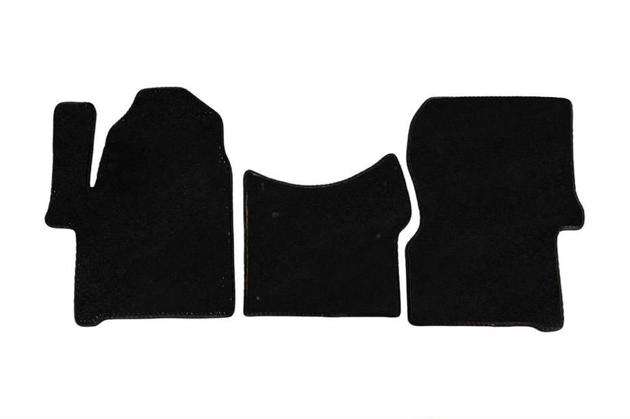 Volkswagen Crafter 2006–2016 Deluxe V3 textiel automatten (Zwart) Image