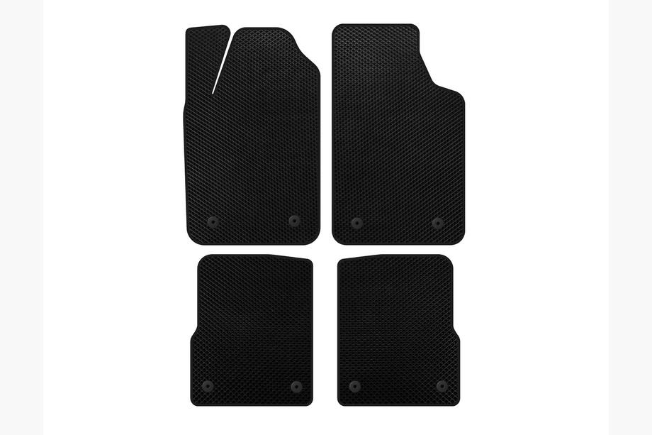 Audi A2 1999–2005 Deluxe textielen automatten (HB, zwart) Image