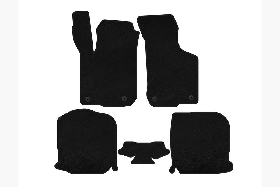 Audi A3 1996–2003 Textiele automatten Deluxe (HB, 3-deurs, zwart) Image