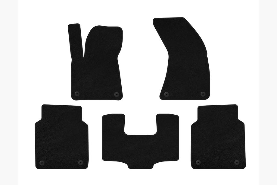 Audi A8 2010–2018 Textiele vloermatten Deluxe (Long, zwart) Image