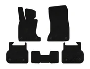 BMW 7 Serie F01/F02 2008–2015 Textiele matten Deluxe (voor F01, zwart) foto 1