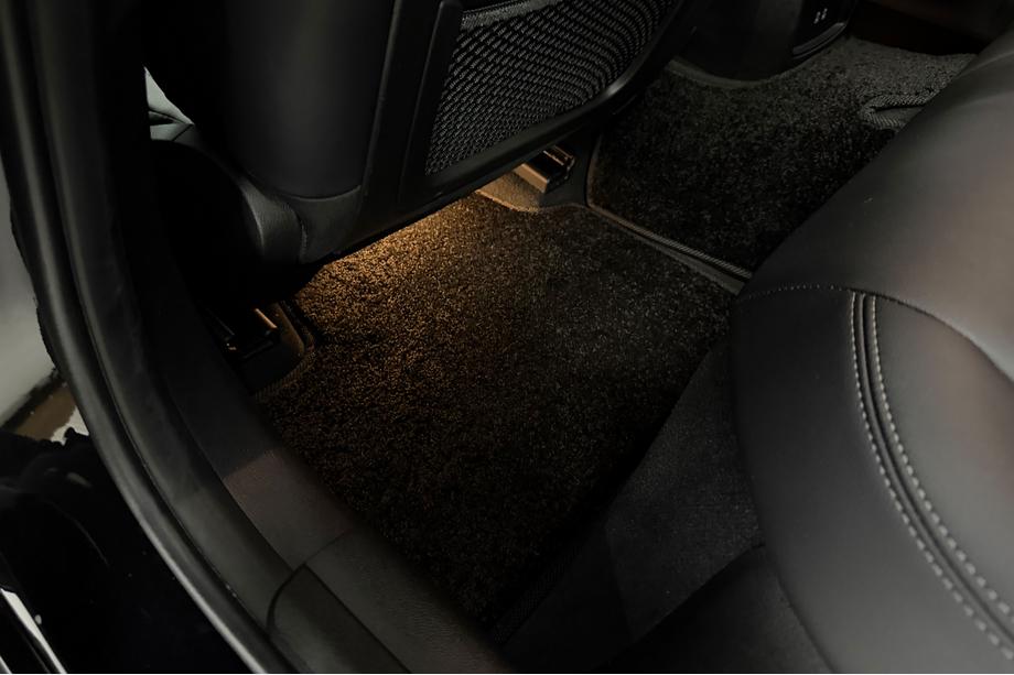 BMW 3 Serie G20/G21 2018– Deluxe textielmatten (Zwart) Foto 11