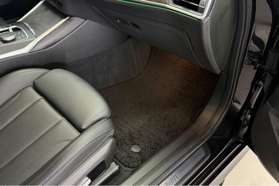 BMW 3 Serie G20/G21 2018– Deluxe textielmatten (Zwart) Foto 3