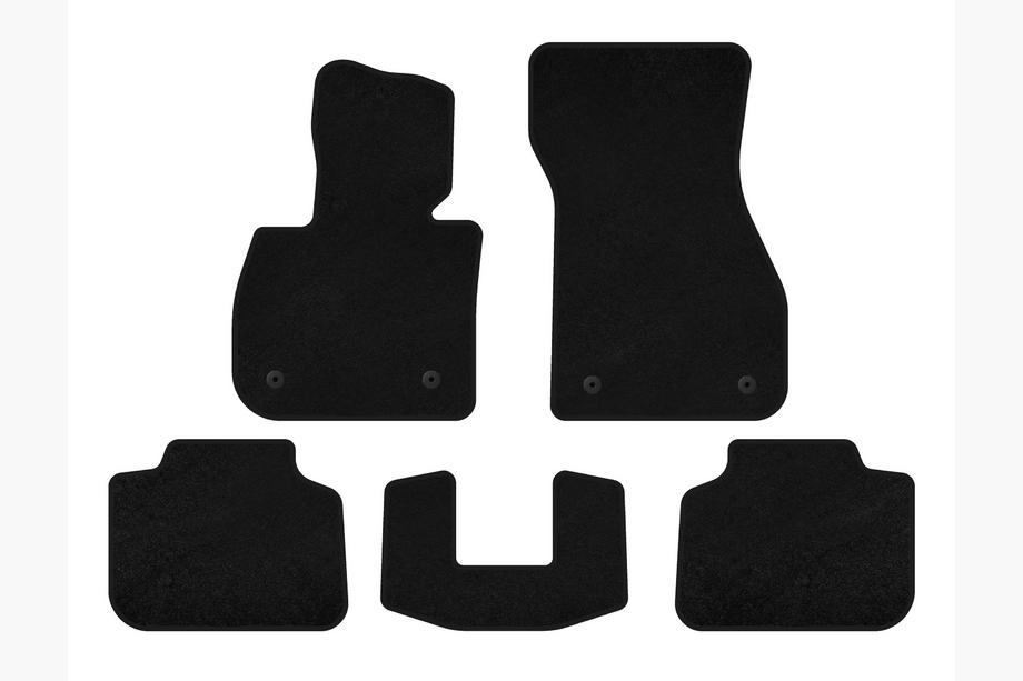 BMW X1 F48 2015–2022 Textiele automatten Deluxe (Zwart) Image