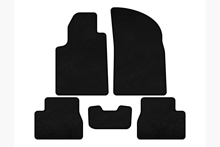 Citroen C-3 2002–2009 Textiele automatten Deluxe (Zwart) Image