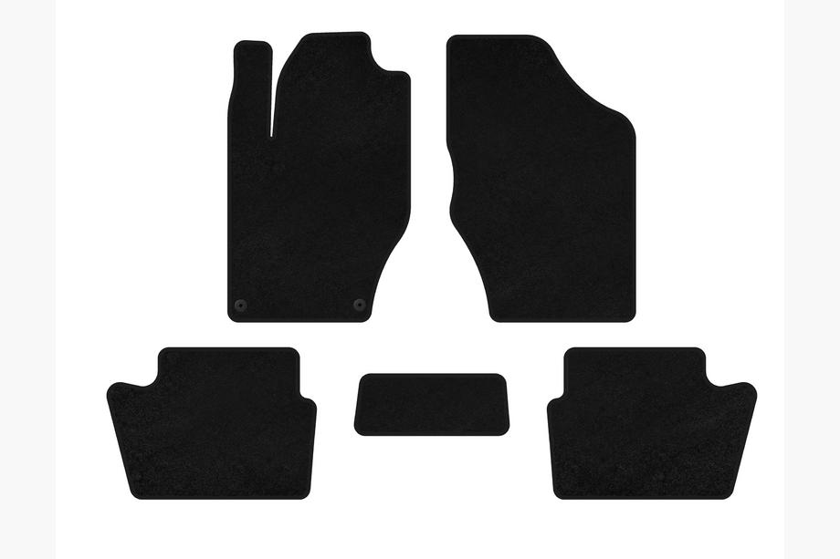 Citroen DS-4 2010–2015 Deluxe textielen matten (HB, voor facelift, zwart) Image