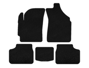 Daewoo Matiz 1998–2008 Textiele automatten Deluxe (Zwart) foto 1