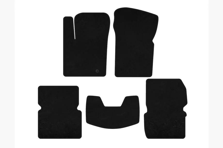 Dodge Avenger 2007–2014 Textiele automatten Deluxe (Zwart) Image
