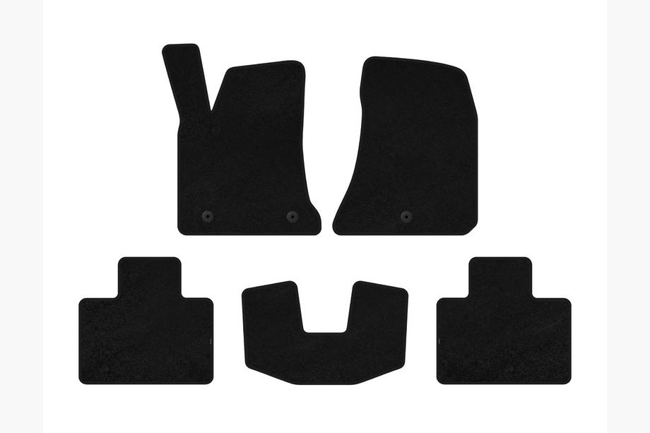 Dodge Charger 2010–2023 Deluxe textielen automatten (2015-2023, SD, zwart) Foto 1